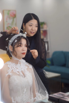 西安新娘假日化妆培训学校-学生作品